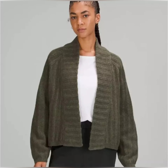 lululemon athletica Sweaters - Lululemon Twin Rib Sweater Wrap